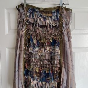 Byron Lars Beauty Mark Shredded Skirt (used)